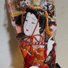 御羽子板　オルゴール付き　ガラスケースいり入りの画像