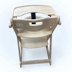 【美品】KATOJI カトージ 木製ベビーハイチェア プレミアムベビーチェアSの画像