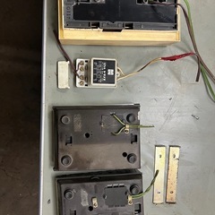 National intercom VN-550 VN-451チャイム用トランス 玄関チャイム セット 昭和レトロ 当時物 呼び鈴 インターホンの画像