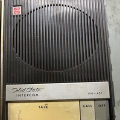 National intercom VN-550 VN-451チャイム用トランス 玄関チャイム セット 昭和レトロ 当時物 呼び鈴 インターホンの画像