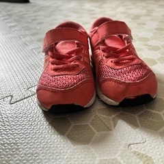 asics 子供靴 14.5cm ピンク の画像