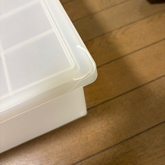 500円　無印良品　ポリプロピレン　収納ボックス 3個セットの画像