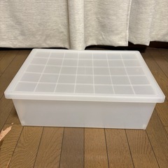 500円　無印良品　ポリプロピレン　収納ボックス 3個セットの画像