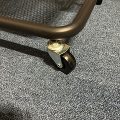 山善　スチールワゴン　3段　ブラック(黒)の画像