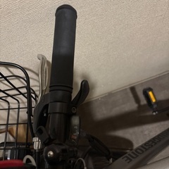 ブリヂストン　TB1e　電動自転車　クロスバイク　グレー　前カゴ純正の画像