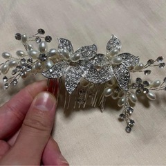 ブライダル　ヘッドドレス　髪飾り　結婚式の画像