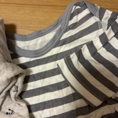 ⑨秋冬ロンパース/１枚記名ありの画像