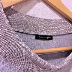 👗【秋冬に◎ニット2点セット】ユニクロのふんわりワンピ＋ZAMPAの華やかニット（レディースM）の画像