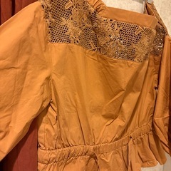 🍁【秋の上品フェミニンコーデ2点セット】mystic レーストップス×GRL マット素材パンツの画像