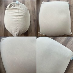 ヨギボーミニ　Yogibo mini　ライトグレー【中古品】の画像