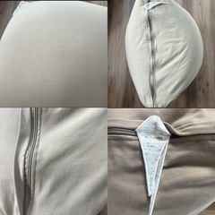 ヨギボーミニ　Yogibo mini　ライトグレー【中古品】の画像