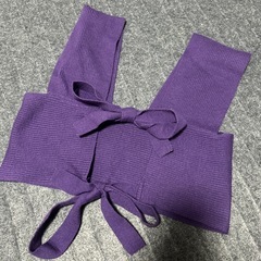 しまむら　Flash Blue ニットジレの画像