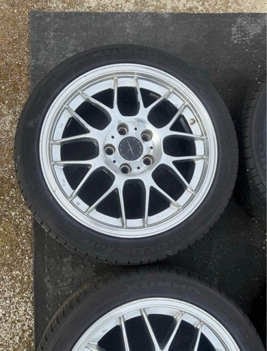 215/45R17 PCD114.3 タイヤ・ホイール4本セット