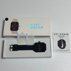 【美品】スマートウォッチBluetoot通話機能 大画面 男女兼用 ブラックの画像