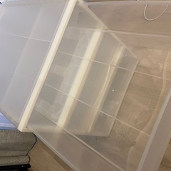 無印良品　 ポリプロピレン　クローゼットケース　　小 約幅４４×奥行５５×高さ１８ｃｍの画像