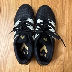 adidas 16.4 サッカーシューズ 黒/白　23.5センチサイズの画像