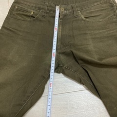 チノパン　パンツ　メンズパンツ ズボン　カーキ系　（株）ワールドの画像