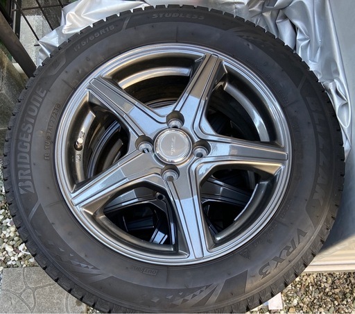 【東京神奈川限定】ブリザックVRX3 175/65R15 アルミホイール付き