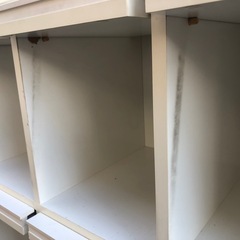フラップシェルフ ディスプレイラック  マガジンやレコードなどディスプレイ収納 110cm×40cm×高さ85cmの画像