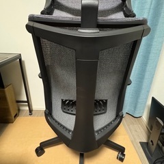【受け渡し者決定】在宅ワーク向け 快適オフィスチェア／キャスター付き／肘掛けありの画像