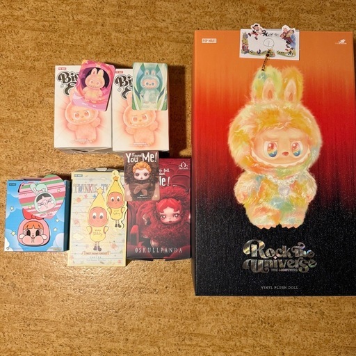 ポップマート6点セット（ラブブ、クライベイビー、スカルパンダ、ティンクル）