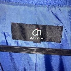 AUCH ウール100% テーラードジャケット 青の画像