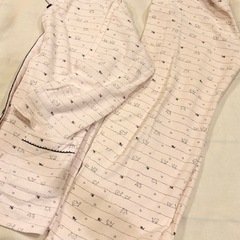 🎁【無料でお譲りします】冬用あったかパジャマ上下セット／Lサイズ（ウエストゴム調整必要）の画像