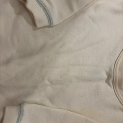 【汚れ、毛玉あり　　白トレーナー80cm】の画像