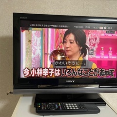 Sony Bravia テレビ 無料（左上紫ありの画像
