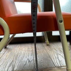 幼児用椅子　トムとジェリー　オレンジの画像