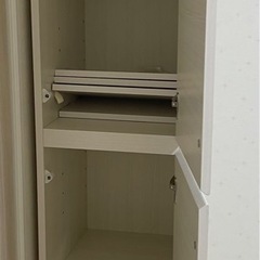 モダン キャビネット (幅45cm WH木目) ✖️2個
の画像