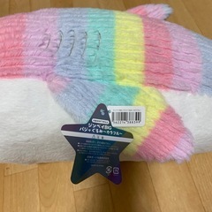 最終値引き致しました🙇‍♂️カラフルジンベイザメBIGぬいぐるみの画像