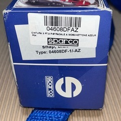 スパルコ SPARCO HARNESSES 2インチ 4点式 ハーネス シートベルト ブルー 04608DFAZの画像