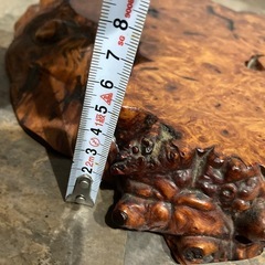 天然木 一枚板 花台 瘤 飾り板 アンティークの画像