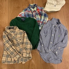 ラルフローレン  バーバリーなど子供服の画像