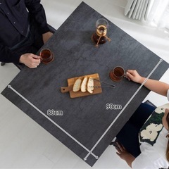 Granadaセラミック　大理石調　ダイニングテーブル幅90×80の画像