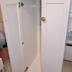 IKEA ワードローブ　ハンガーラック付きの画像