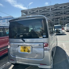 最安値！ダイハツ タントカスタム 電動スライドドア 新品バッテリー 現金のみ！の画像