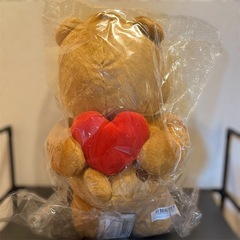 ☆新品☆ ハート持ちケアベアBIGぬいぐるみ①の画像