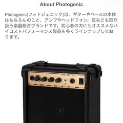 PhotogenicギターベースアンプPG-10の画像