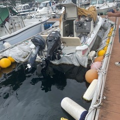 【値引きします】🌟横須賀発✨UF-20 船外機2機搭載🌟浦賀ボートパーク係留よりの画像