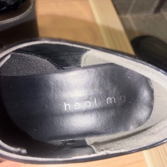 靴 ブーツ ローファー ヒール 紐付きブーツの画像