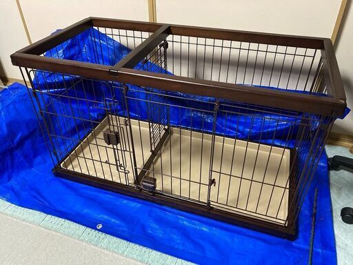 【本件一時停止⇒再投稿します】ペットケージ 犬用 譲ります