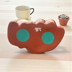 たぬき　置物　常滑焼　狸　タヌキ　夫婦狸 商売繁盛の画像