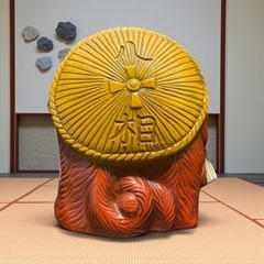 たぬき　置物　常滑焼　狸　タヌキ　夫婦狸 商売繁盛の画像