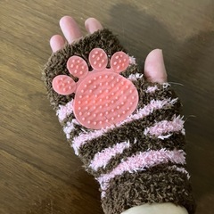 手袋タイプ猫用ブラシの画像