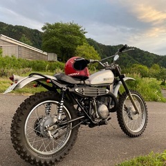 SUZUKI 　1972年　ハスラー250  3型　スクランブラーカスタムの画像