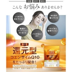 【新品】コエンザイムQ10 100% 黒にんにく GABA 高麗人参 アスタキサンチンの画像