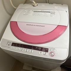SHARP洗濯機 6.0kg （2015年製）の画像