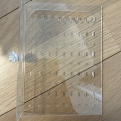 ピアス　収納　透明の画像